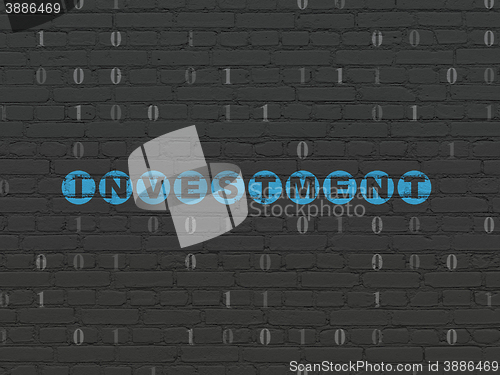 Image of Business concept: Investment on wall background