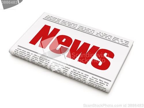 Image of News concept: newspaper headline News