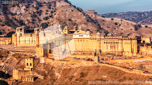 Image of Amer aka Amber fort, Rajasthan, India