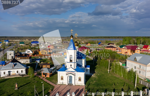 Image of Sacred and Ilyinsky temple. Bogandinskoe. Russia