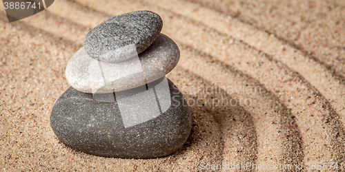 Image of Japanese Zen stone garden