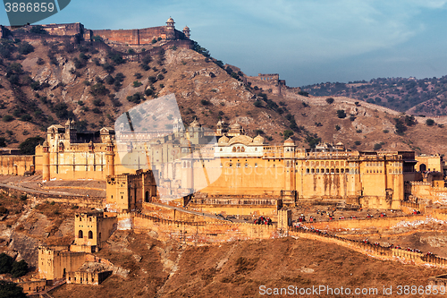 Image of Amer Amber fort, Rajasthan, India