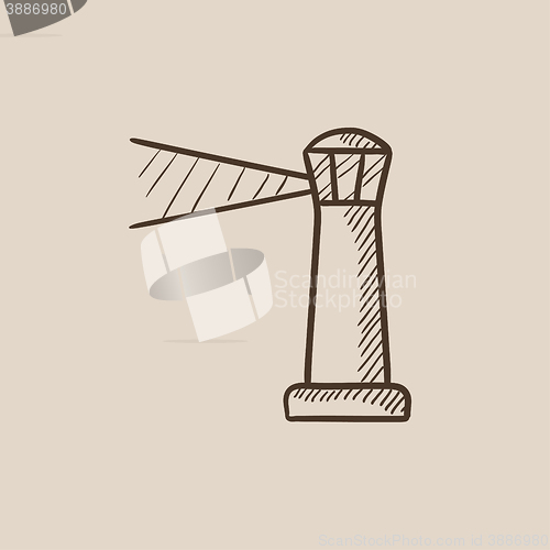 Image of Lighthouse sketch icon.