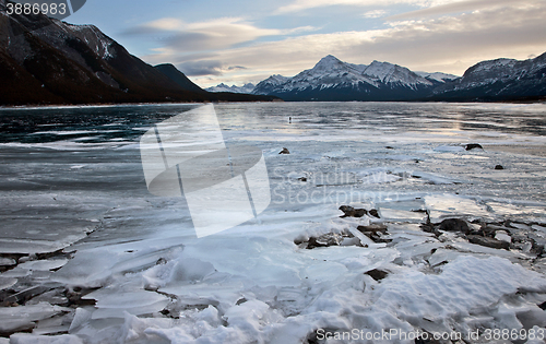 Image of Abraham Lake Winter