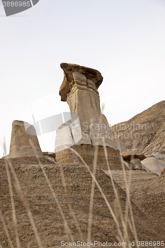 Image of Badlands Alberta  hoo doo