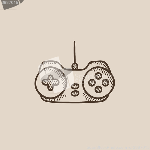 Image of Joystick sketch icon.