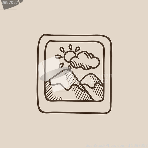 Image of Picture sketch icon.