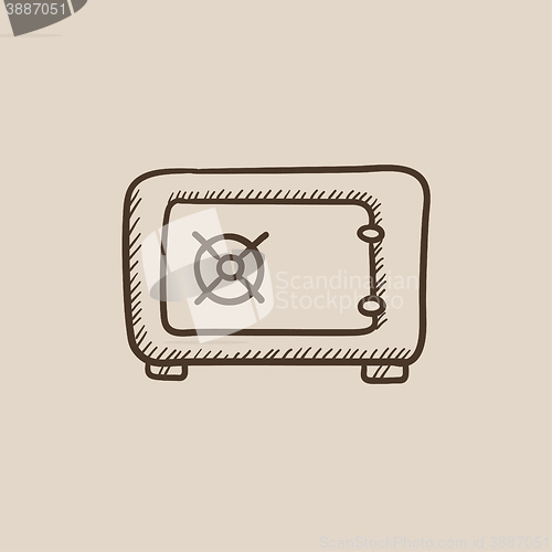 Image of Safe sketch icon.