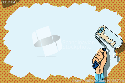 Image of Paint background for the text
