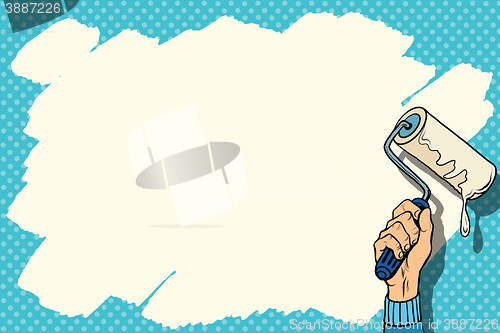 Image of Paint background for the text