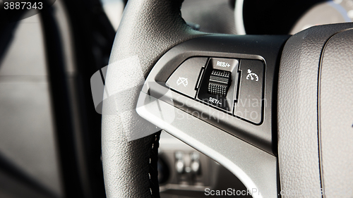 Image of Control buttons on the steering wheel