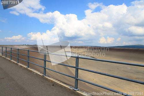 Image of Photo of the empty water reservoire Dlouhe Strane