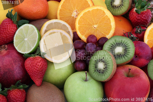 Image of Healthy Fresh Fruit Selection