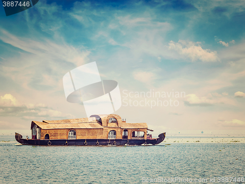 Image of Houseboat in Kerala, India