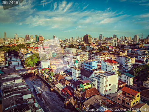 Image of Bangkok  aerial view