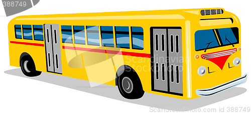 Image of 1950s retro Bus