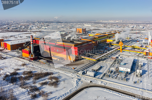 Image of  Electric furnace shop of iron and steel factory