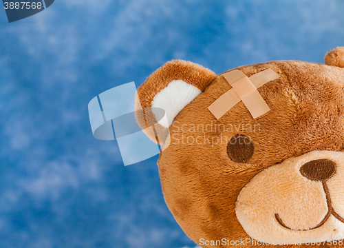 Image of Injured Teddy Bear