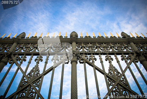 Image of Royal Palace gate detail