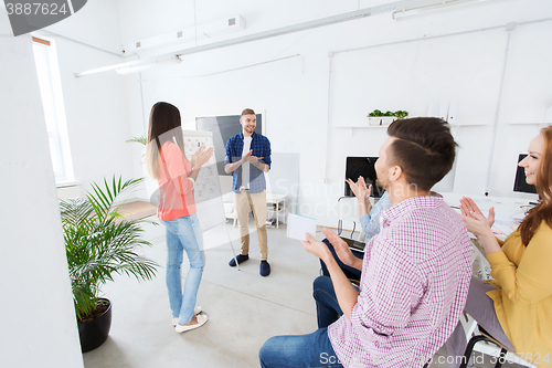 Image of creative team celebrating success