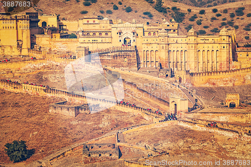 Image of Amer Amber fort, Rajasthan, India