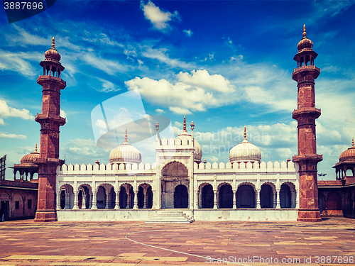 Image of Moti Masjid Pearl Mosque, Bhopal, India