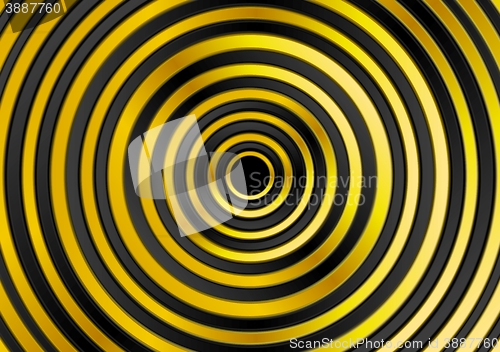 Image of Gold metal rings background
