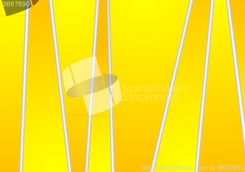 Image of Bright yellow orange tech corporate stripes design