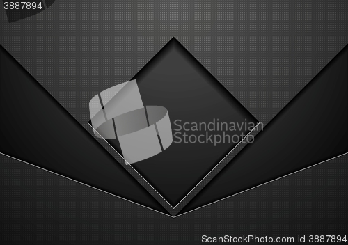 Image of Tech black concept corporate graphic design
