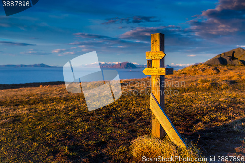 Image of Sunset on Runde island