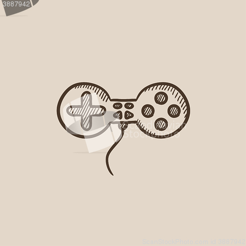 Image of Joystick sketch icon.