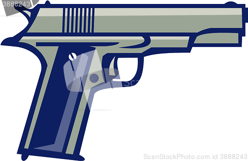 Image of 1911 Semi-Automatic Pistol Side Retro