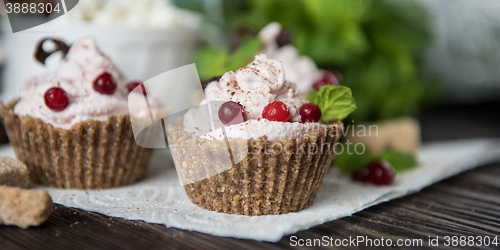 Image of Homemade dessert from cottage cheese