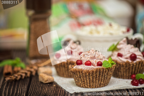 Image of Homemade dessert from cottage cheese