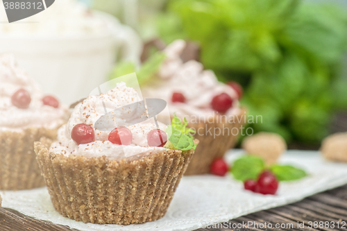 Image of Homemade dessert from cottage cheese