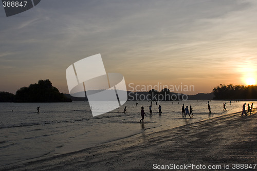 Image of Beachfun and sunset