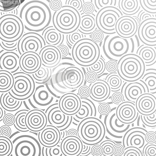 Image of Grey abstract pattern design with rings