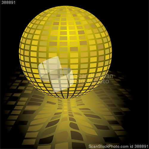 Image of disco ball gold