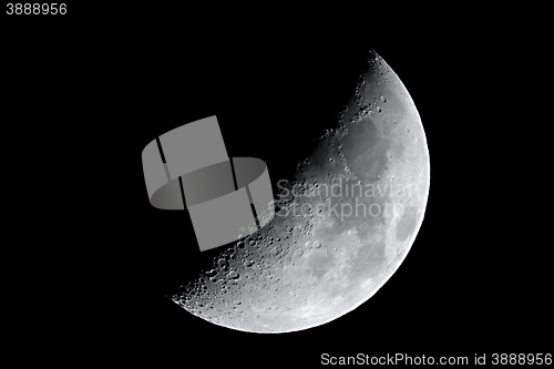 Image of Moon detailed closeup