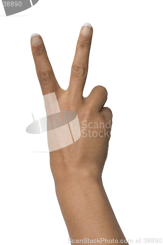 Image of V sign