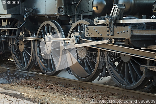 Image of Steam Locomotive Wheels