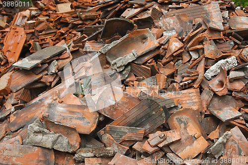 Image of Debris pile closeup