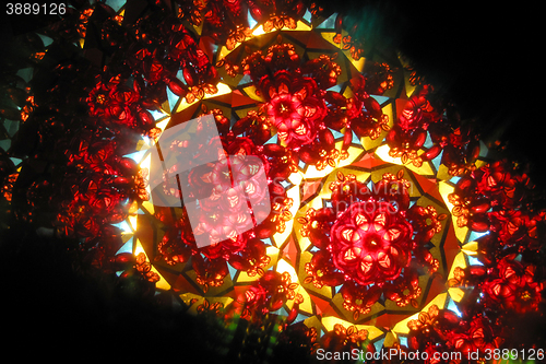 Image of color kaleidoscope texture