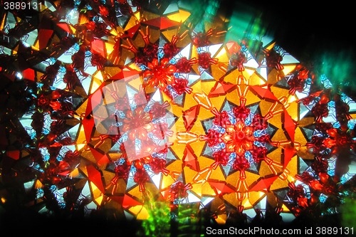 Image of color kaleidoscope texture