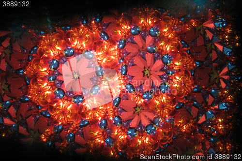 Image of color kaleidoscope texture