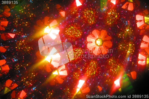 Image of color kaleidoscope texture