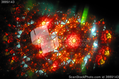 Image of color kaleidoscope texture
