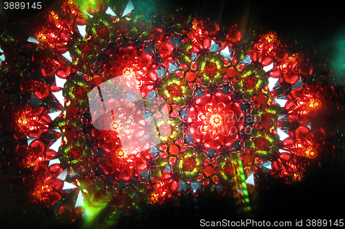 Image of color kaleidoscope texture