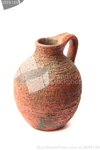 Image of old jug isolated