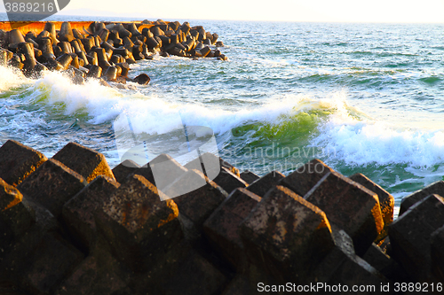 Image of blue bulgarian sea